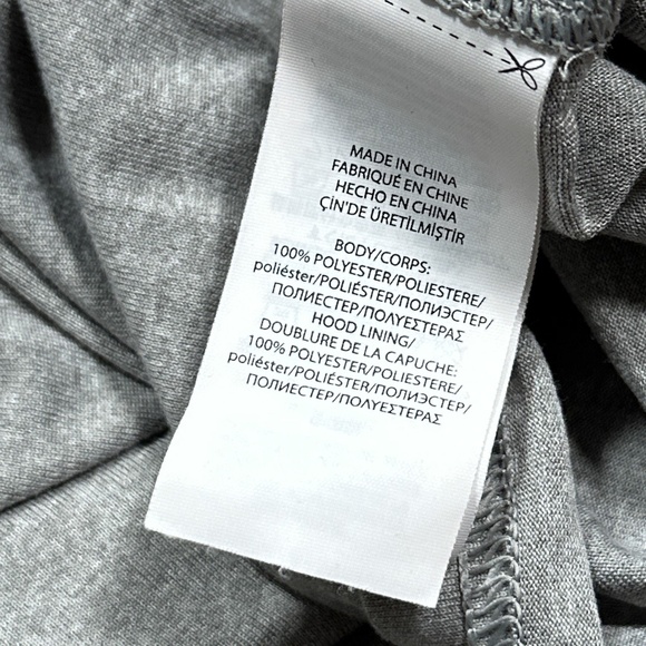 Polo Ralph Lauren Performance P Wing Gray Athletic Lightweight Hoodie Mens 2XL - Picture 10 of 11